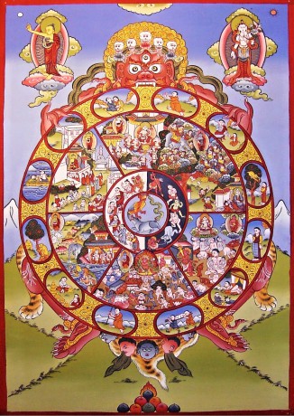 The wheel of life, Bhutan